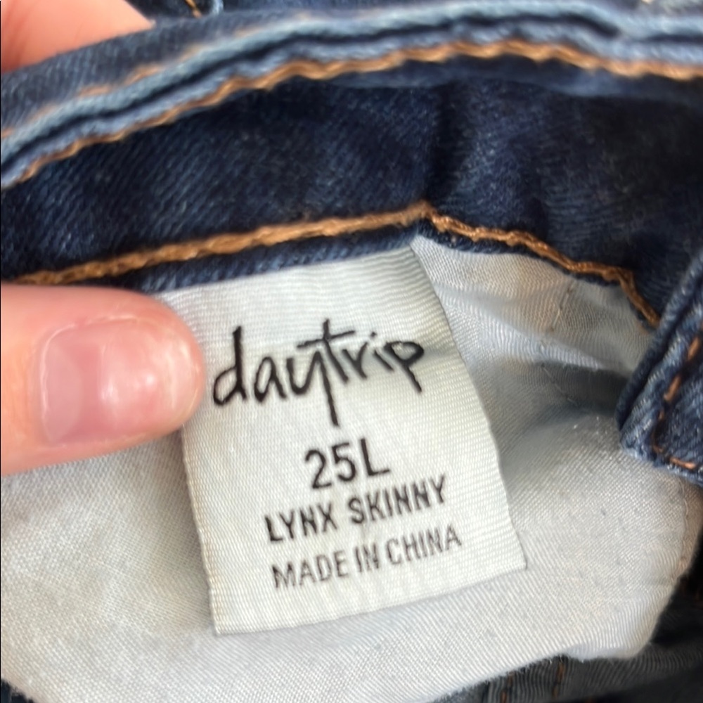 Daytrip Blue Skinny Jeans Tapered Fit - Picture 3 of 3